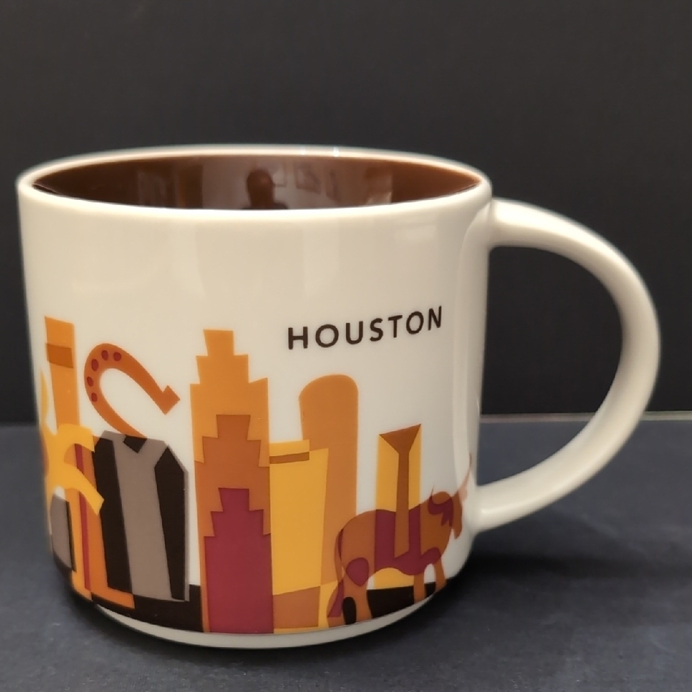 Starbucks 2015 You Are Here Series Houston Coffee Mug.